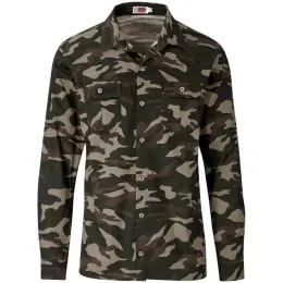 Mens Long Sleeve Wildstone Shirt Camouflage